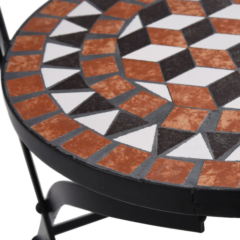 Callaghan 2 - Person Metal Patio Dining Set with Round Table