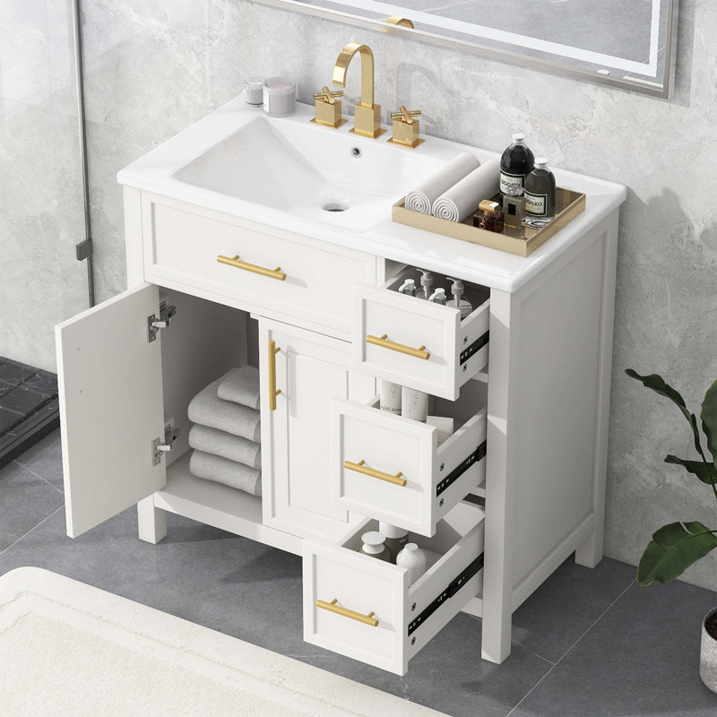 Rangement pour salle de bain Fedosia