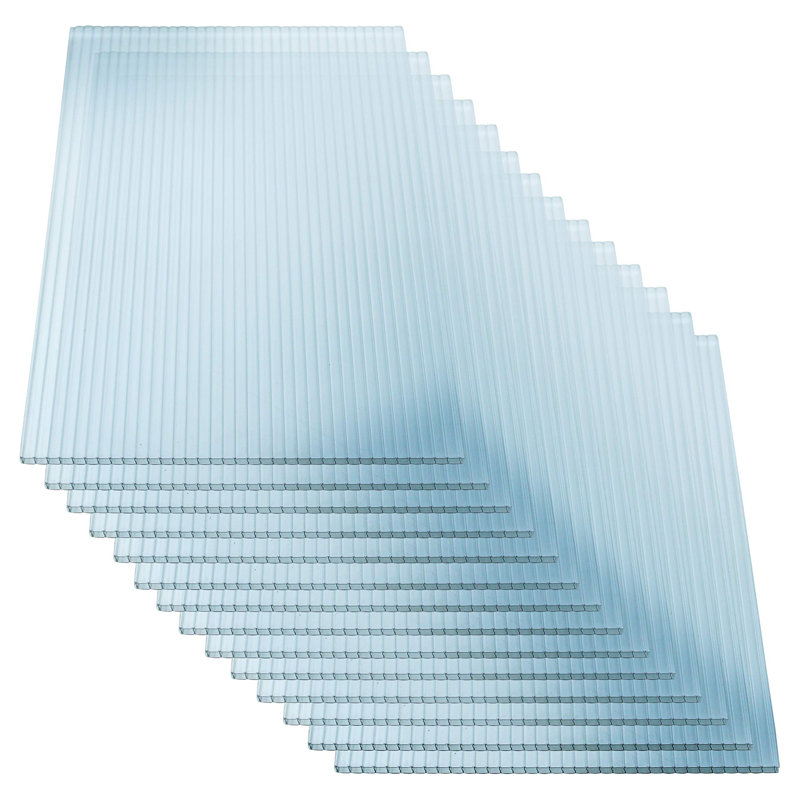 Ensemble de 14 pièces en panneau de polycarbonate de 2 pi (l) x 4 pi (l)