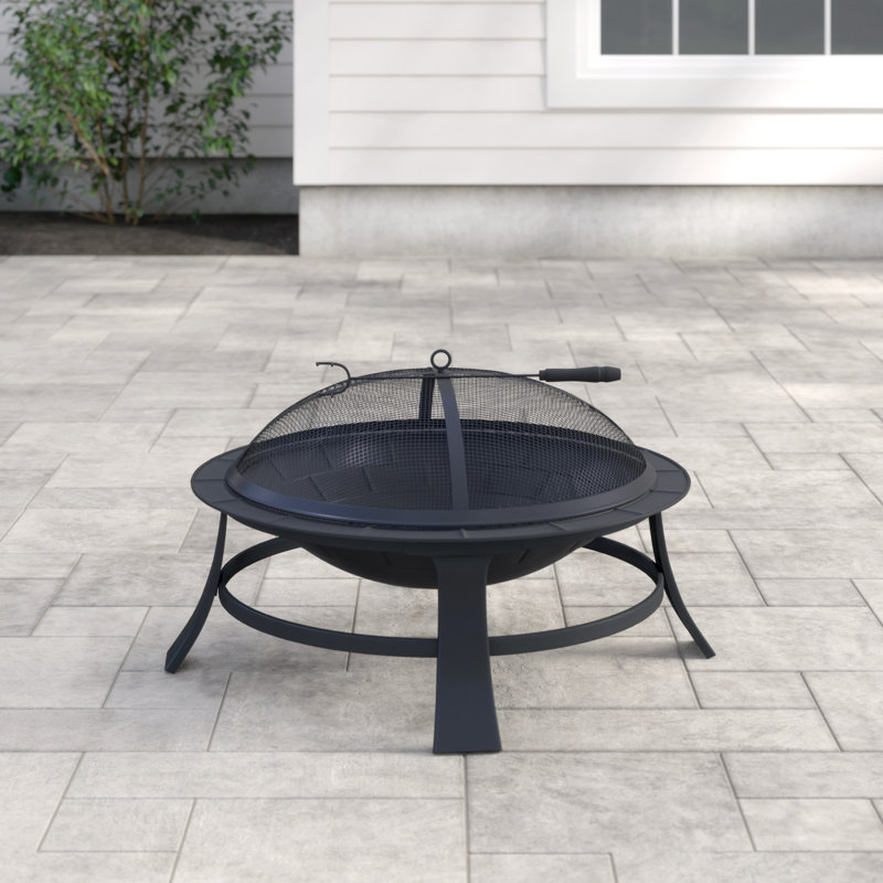 Cathryn Round Steel Smokeless Fire Pit