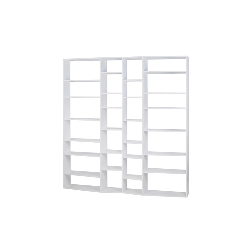 Bibliothèque Napolitano H 88 "x l 84", Blanc mat