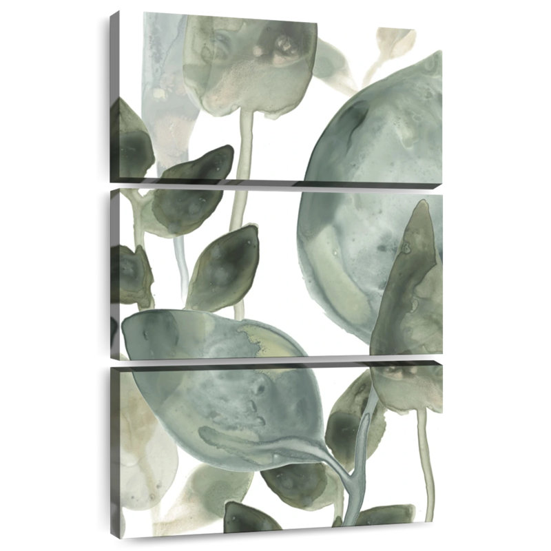 Feuilles d'eau II, H 32 po x l 20 po