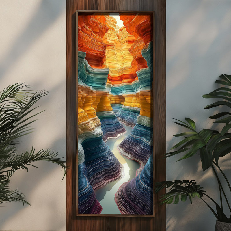 Elegant Decorative Framed MDF Painting, 15.8 x 47.2 inches | 100% UV Printed on 3 mm MDF with Durable 100% Pine Wood Frame (Thickness: 0.14 inches) | Perfect Wall Art for Living Room, Bedroom & Office Décor