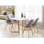 Carys Modern  Scandinavian Minimalist Dining Chairs with Faux Leather Cushions and Solid Wood Legs - Side Chair for Dining Room Kitchen Office-1654351950