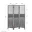 Wolfsberg 120cm W x 170cm H 3 - Panel Solid Wood Folding Room Divider