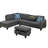 Cup - Holder Console - Featured Corner Sofa-920590519