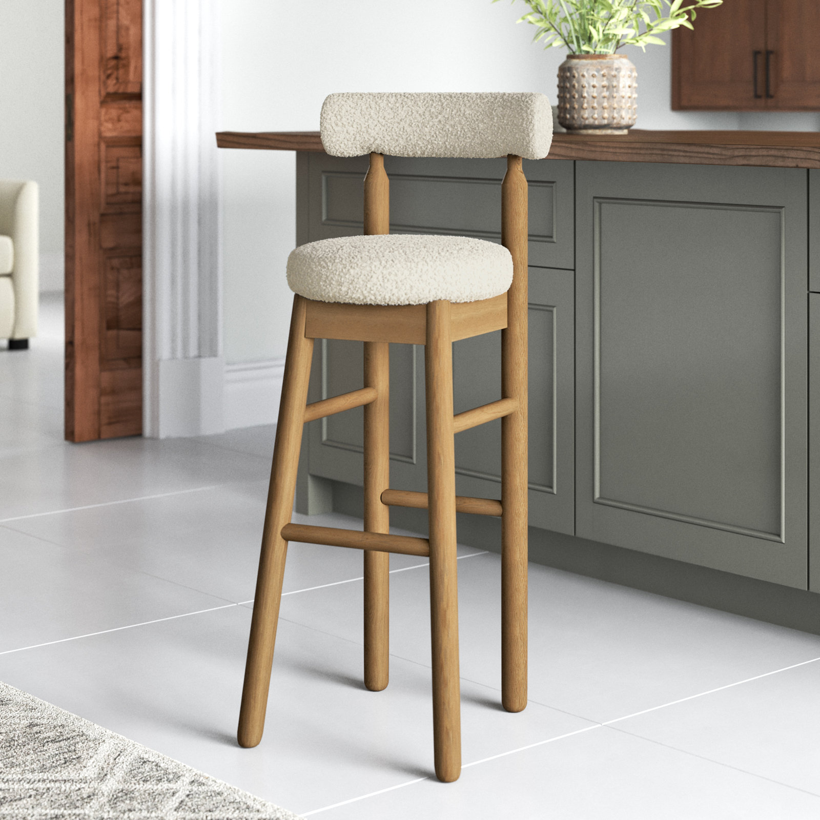 Udine " Bar Stool, Bar Stool (30” Seat Height)