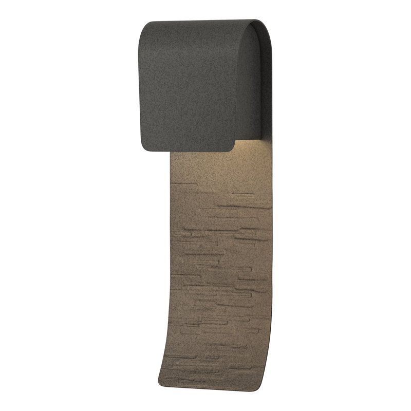 Element Outdoor Sconce, 19" H x 6" W x 4.5" D, Natural Iron