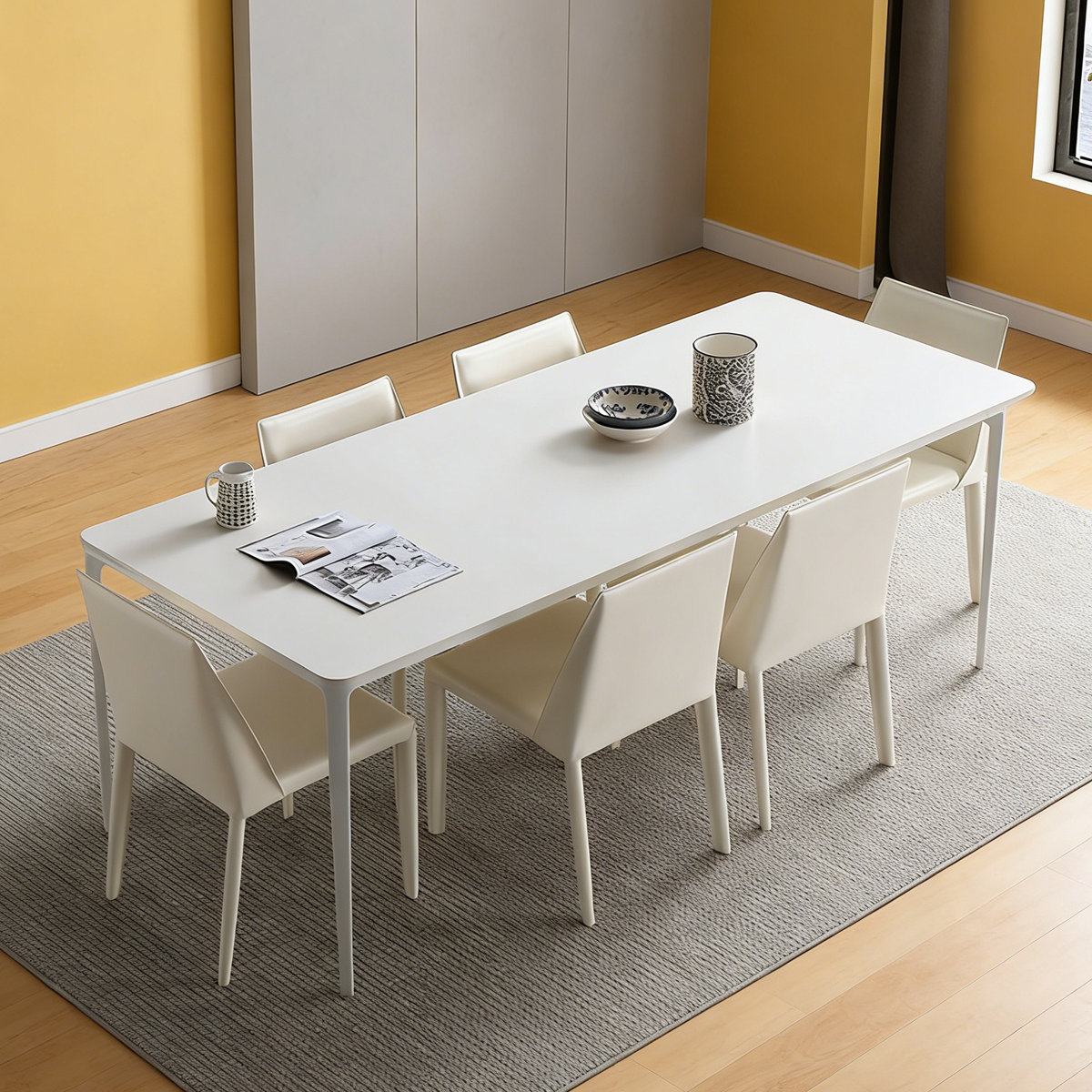 Corrigan Studio Simple rectangular dining table - Wayfair Canada
