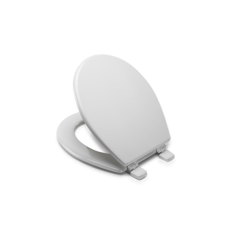 Wooden Toilet Seat with Sit Tight Hinges (Collerson)