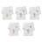  100% Turkish Cotton HYDEA Scallop 3PC Embellished Towel Set-1207743275-1207743273