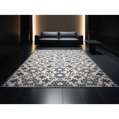 Tapis abstrait moelleux et moelleux beige moderne et contemporain Faye Hanukkah