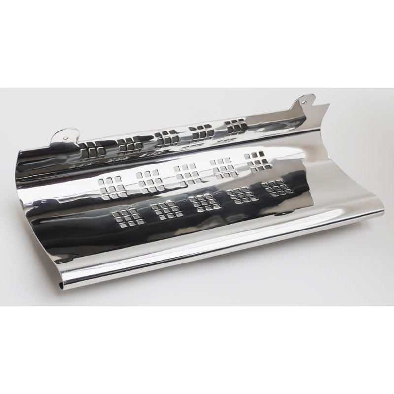 Metal Newspaper Holder, Polished