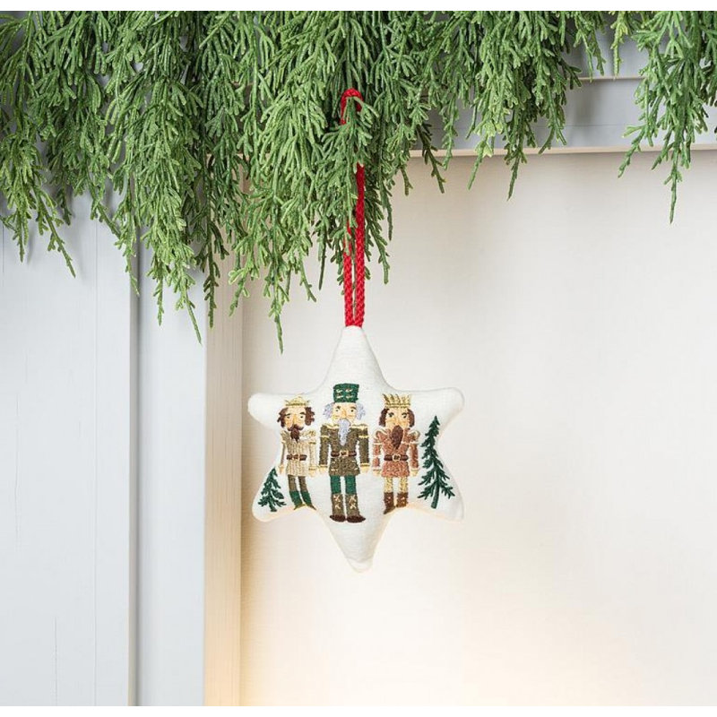 Nutcracker Trio Star Ornament