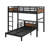 Metal Separable Bunk Beds With Raised Security Fence-1992220332