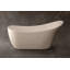 La baignoire autoportante autoportante en acrylique de 67 po sans trou Austin comprend un drain intégré par Strom Living-125400426