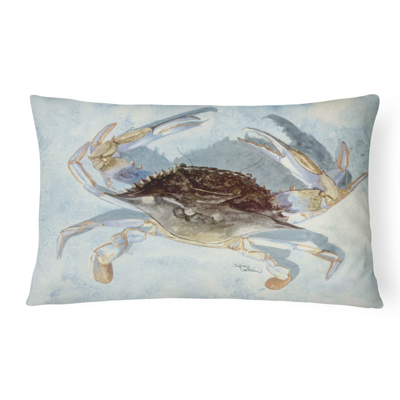 Coussin décoratif intérieur / extérieur Crab Blue Crab