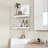 Floating Shelves For Wall,Bathroom Over Toilet Shelf,White Float...