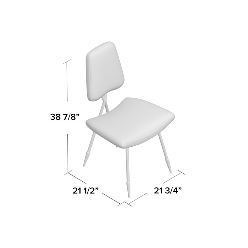 Strick & Bolton Violeta Velvet-padded Dining Chairs, Gray