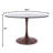 Hallett Round Dining Table With MDF Table Top And Steel Pedestal Base For Modern Kitchen And Dining Room-1101635817-1099531406
