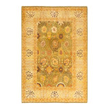 Classic One-of-a-Kind 6' 3" X 9' 2" Hand Knotted Area Rug