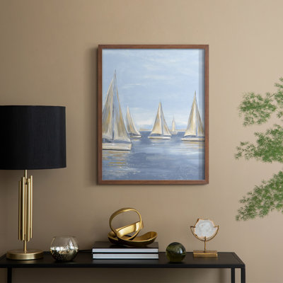 NAUTICAL Series X, reproduction encadrée - bois massif