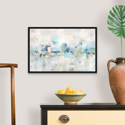 "Cityscape abstract" par Cynthia Coulter, reproduction d’art sur toile