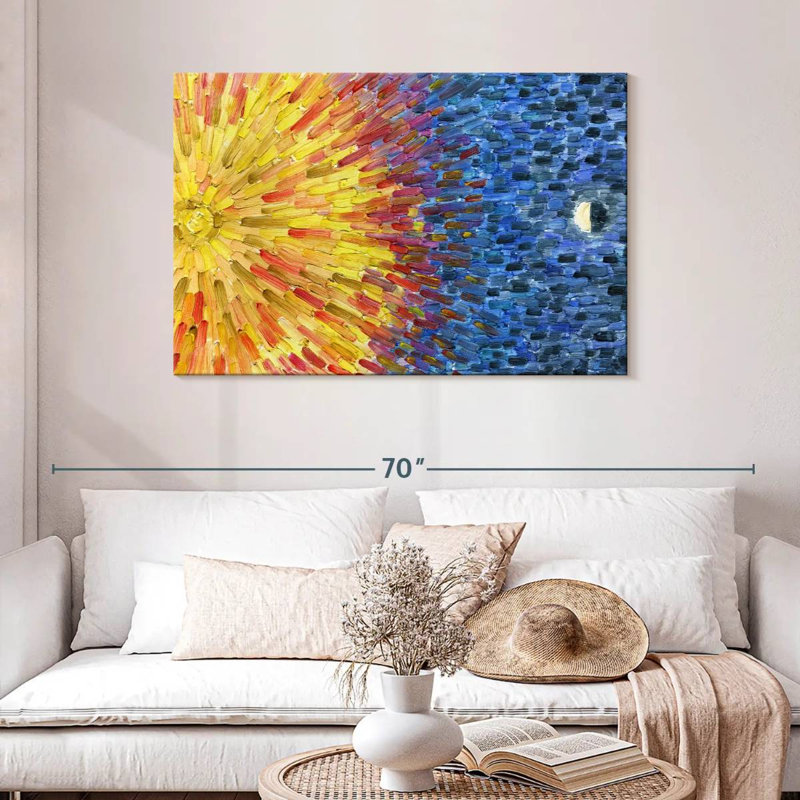 Oberle Moon Sun, 30" H x 45" W