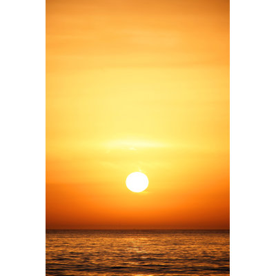 Sunset by Peeterv - Wrapped Canvas Print