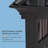 12 pi. L 18 pi. D Pavillon de jardin en acier