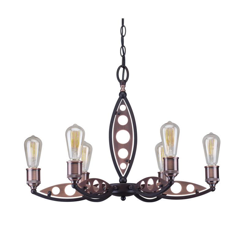 Lustree 6 lumières façon bougie/classique Glover