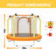 Trampoline polyvalent pour enfants avec caractéristiques de sécurité et rebondissements amusants-112560648