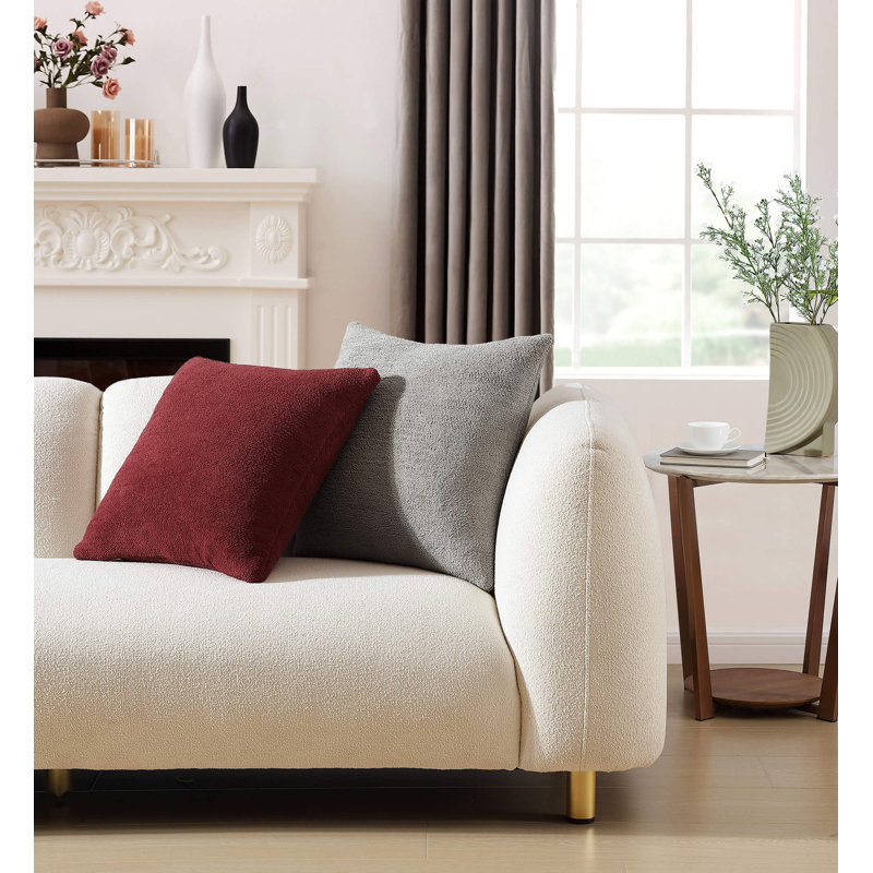 Snug Pillow Cover & Insert, 20" H x 20" W, Pomegranate