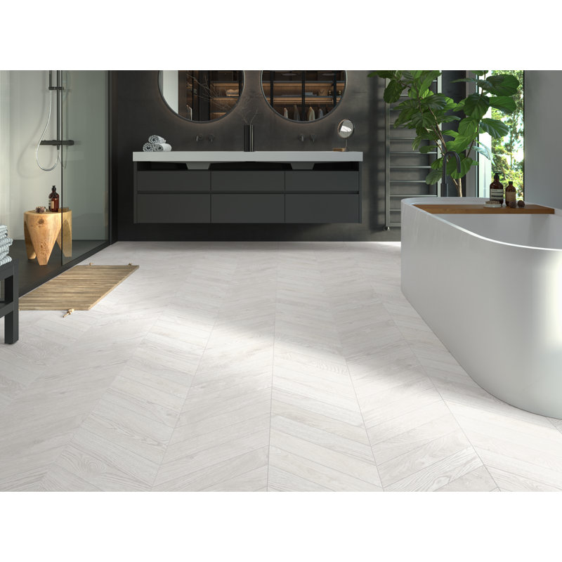 3" x 16" Porcelain Singular Tile, White