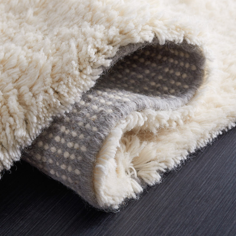 Beamer Annajean Flatweave Area Rug in Gray/Ivory, Rectangle 5' x 8'