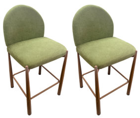 Tabouret de comptoir rembourré 23,8 po