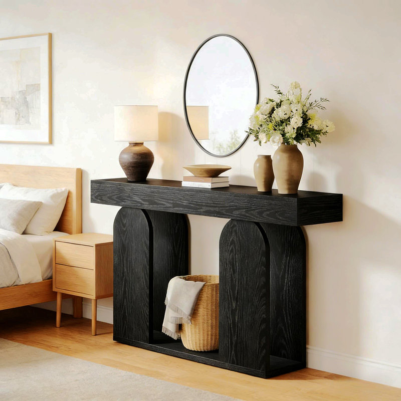 Table basse pratique, console durable, table de couloir minimaliste