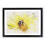 Bee Collecting Pollen Watercolour - Framed Print-56739648-56739652