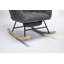 Chaise berçante moderne, fauteuil oscillant rembourré-12685869