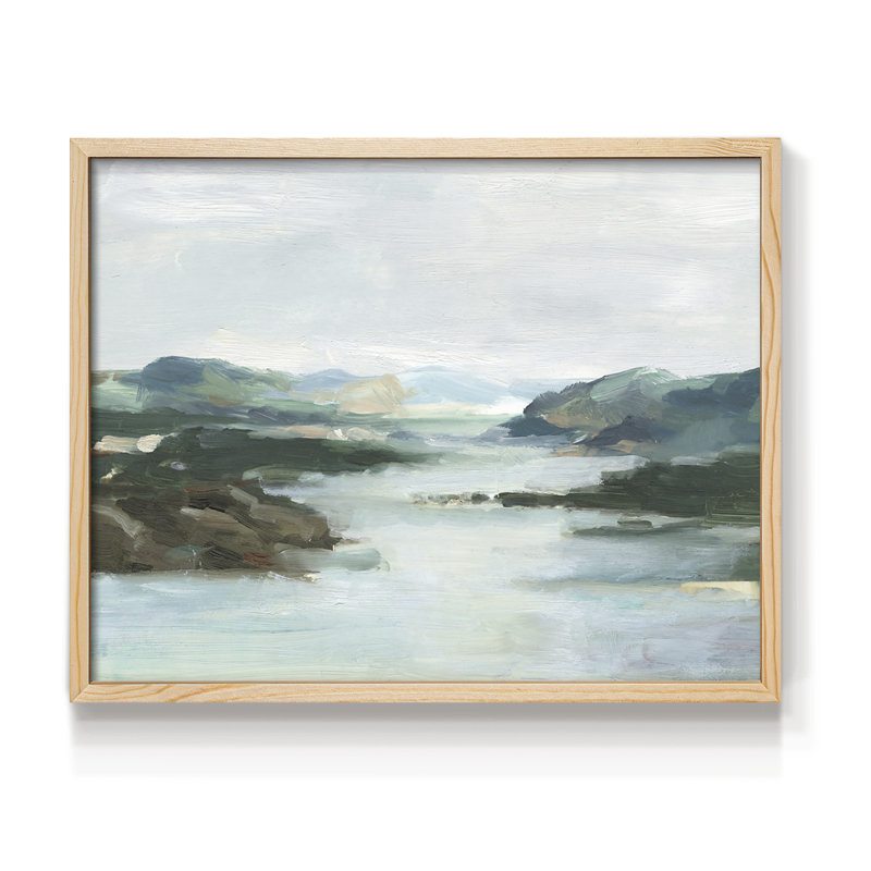 «Misty Cove I», reproduction encadrée, Naturel, H 11 po x l 14 po