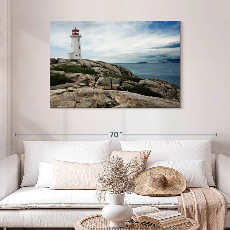 Phare Lilie à Peggy's Cove, H 30 po x l 45 po