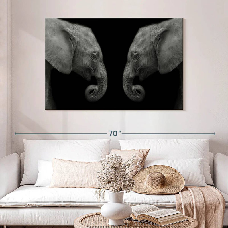 Elephant Sanctuary, 32" H x 48" W