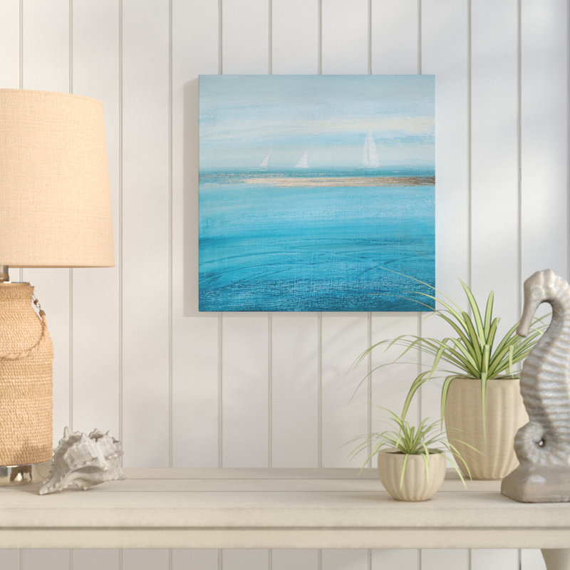 «Waiting on the Wind I», reproduction d'art, H 16 po x l 16 po x P 1,5 po, Toile tendue