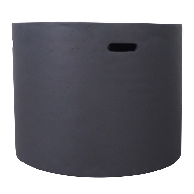 31" Round Fire Pit- 40 000 Btu, Dark Gray
