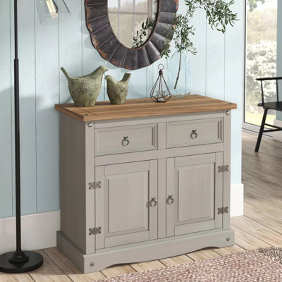 Childers 35.83'' Solid Wood Sideboard
