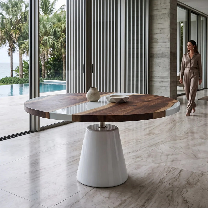 Table de salle à manger Asolo, L 53,9 po x L 53,9 po