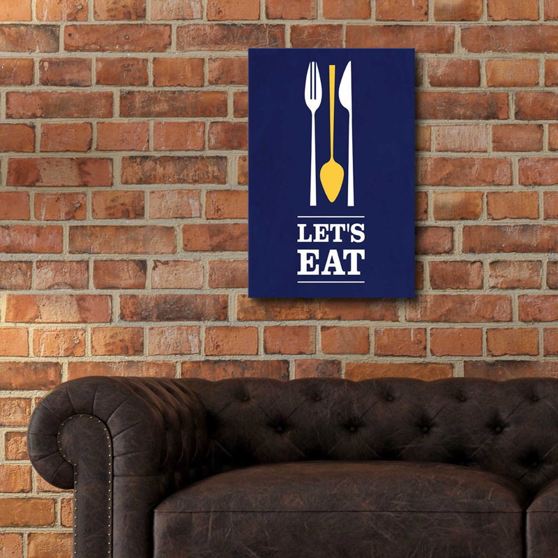 Lets Eat by - impression sans cadre, L 16 po x H 24 po