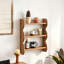 Solid Wood Tiered Shelf