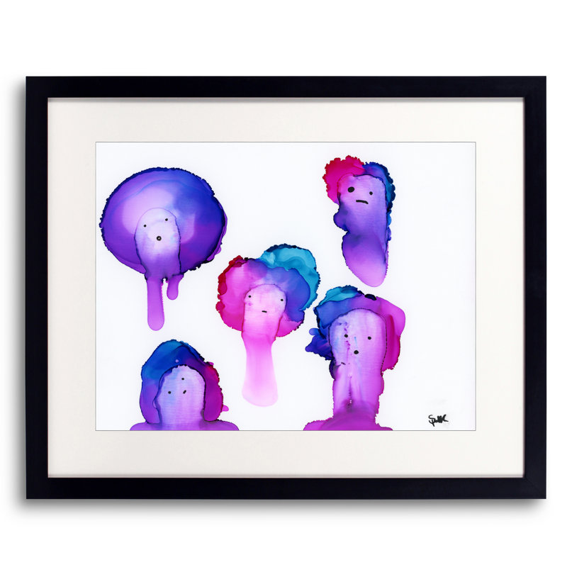 Good Company Print, Black Framed Canvas, No Mat, 36" H x 48" W