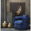 Kennedy Velvet Swivel Chair-607009905